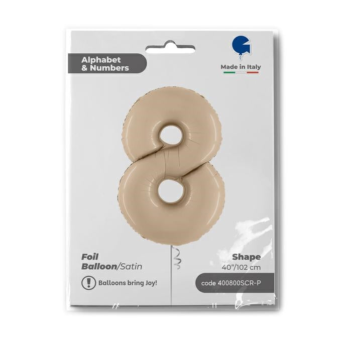 8 - Satin Cream 40''