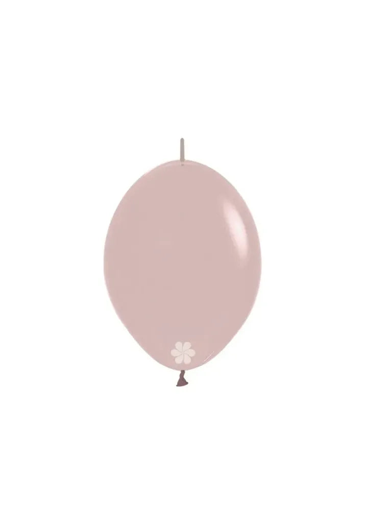 Pastel Dusk Rose 6'' Link-o-loon