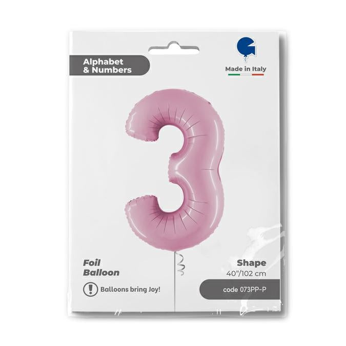 3 - Pastel Pink 40''