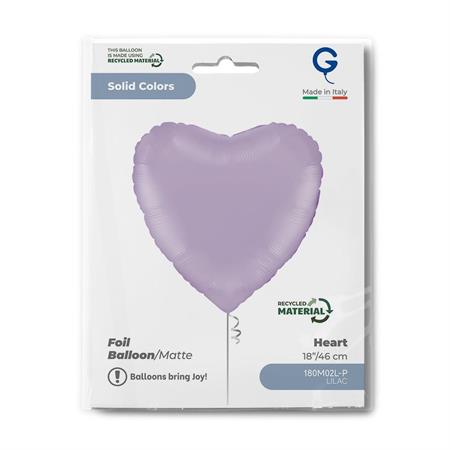 HEART 18INC LILAC