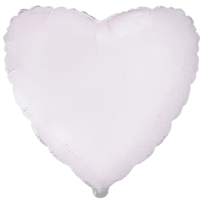 Heart - White 18''