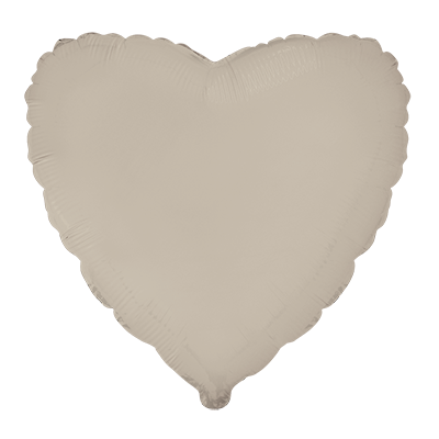 Heart - Matte Creamy Latte 18''