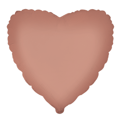 Heart - Matte Vintage Rose 18''