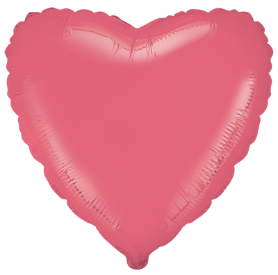 Heart - Pastel Red 18''