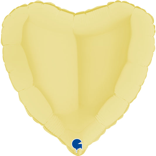 Heart Matte Yellow 36''