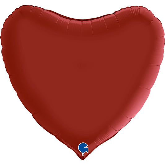 Heart Rubin Red 36''