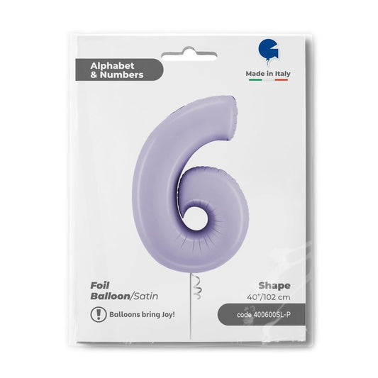 6 - Satin Lilac 40''