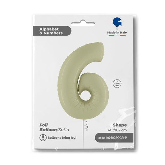 6 - Satin Olive Green 40''