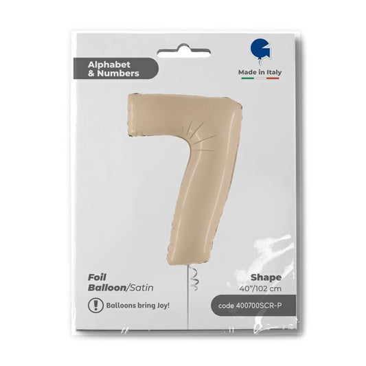 7 - Satin Cream 40''