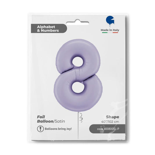 8 - Satin Lilac 40''