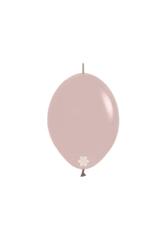 Pastel Dusk Rose 6'' Link-o-loon